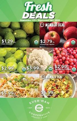 Fresh Deals Flyer Featuring Fruit, Vegetables, and Desserts