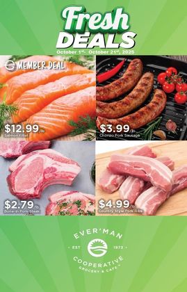 Fresh Deals Flyer Featuring Meat Products