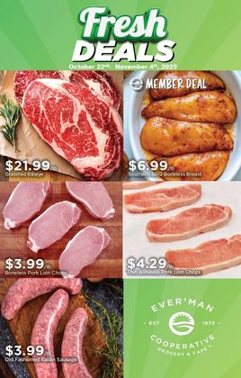 Fresh Deals Flyer Featuring Meat Products