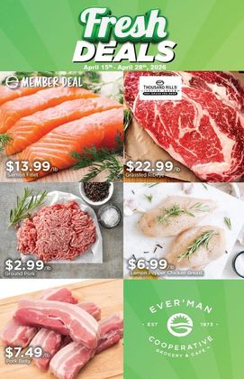 Fresh Deals Flyer Featuring Meat Products