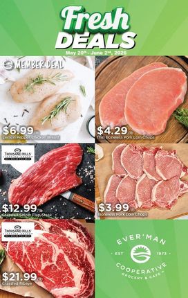 Fresh Deals Flyer Featuring Meat Products