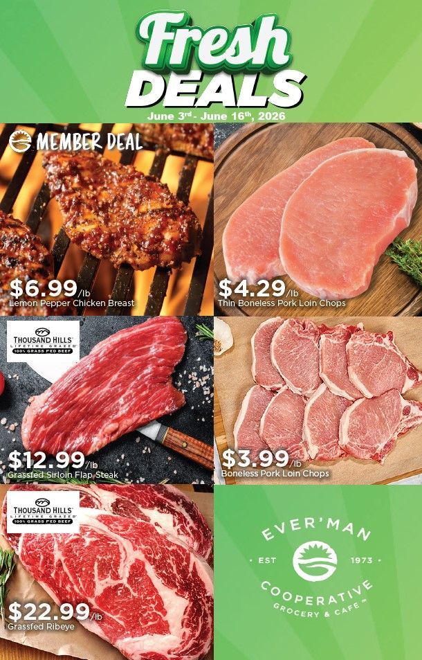 Fresh Deals at Ever'man Cooperative Grocery & Cafe in Pensacola, FL