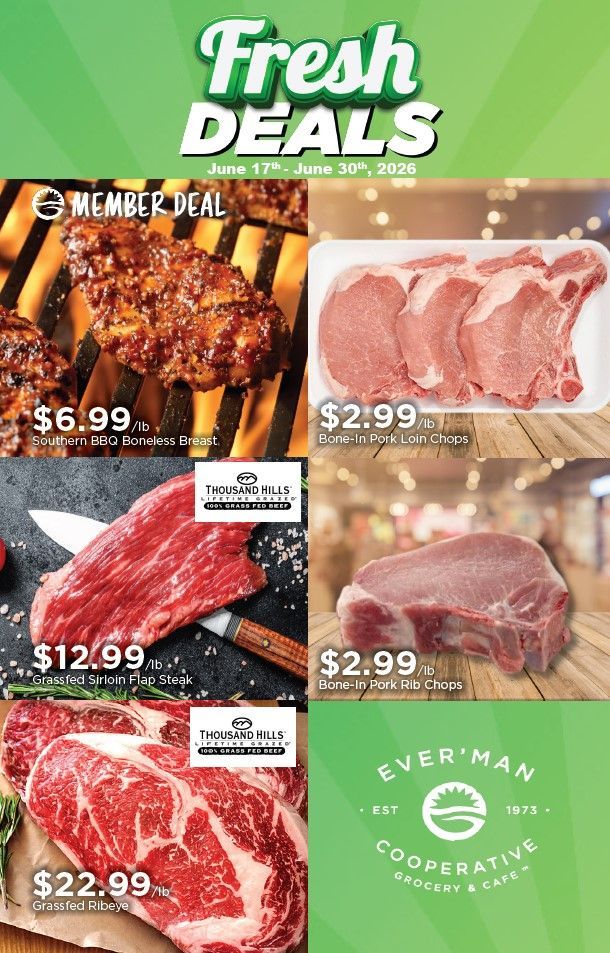 Fresh Deals at Ever'man Cooperative Grocery & Cafe in Pensacola, FL