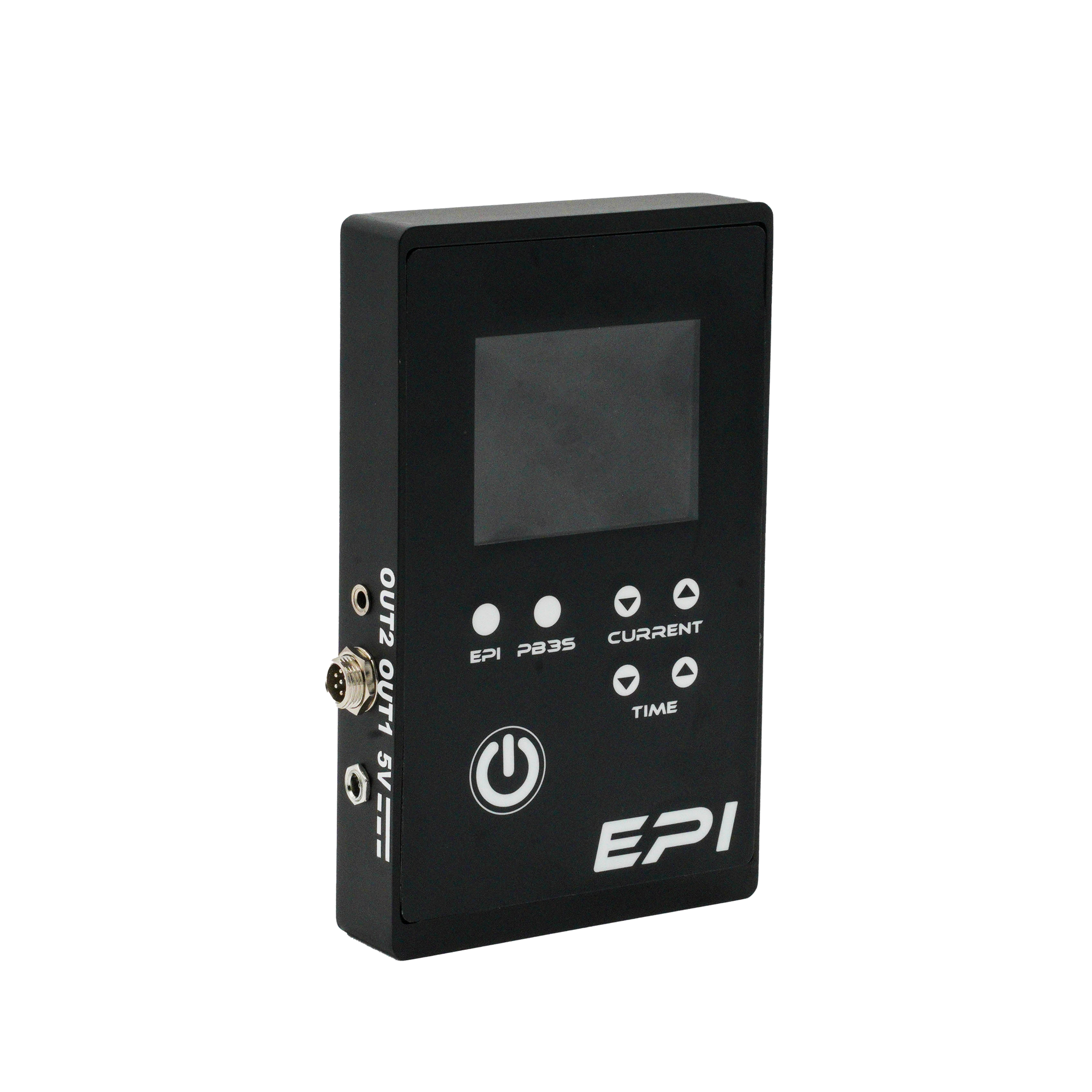 Un appareil qui ressemble à un téléphone portable avec un stylo attaché.