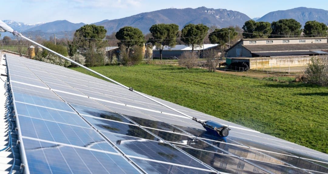 lavaggio pannelli fotovoltaici