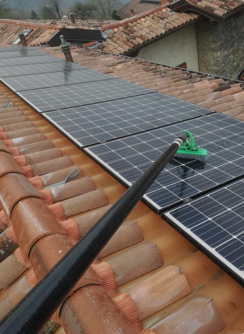 lavaggio pannelli fotovoltaici