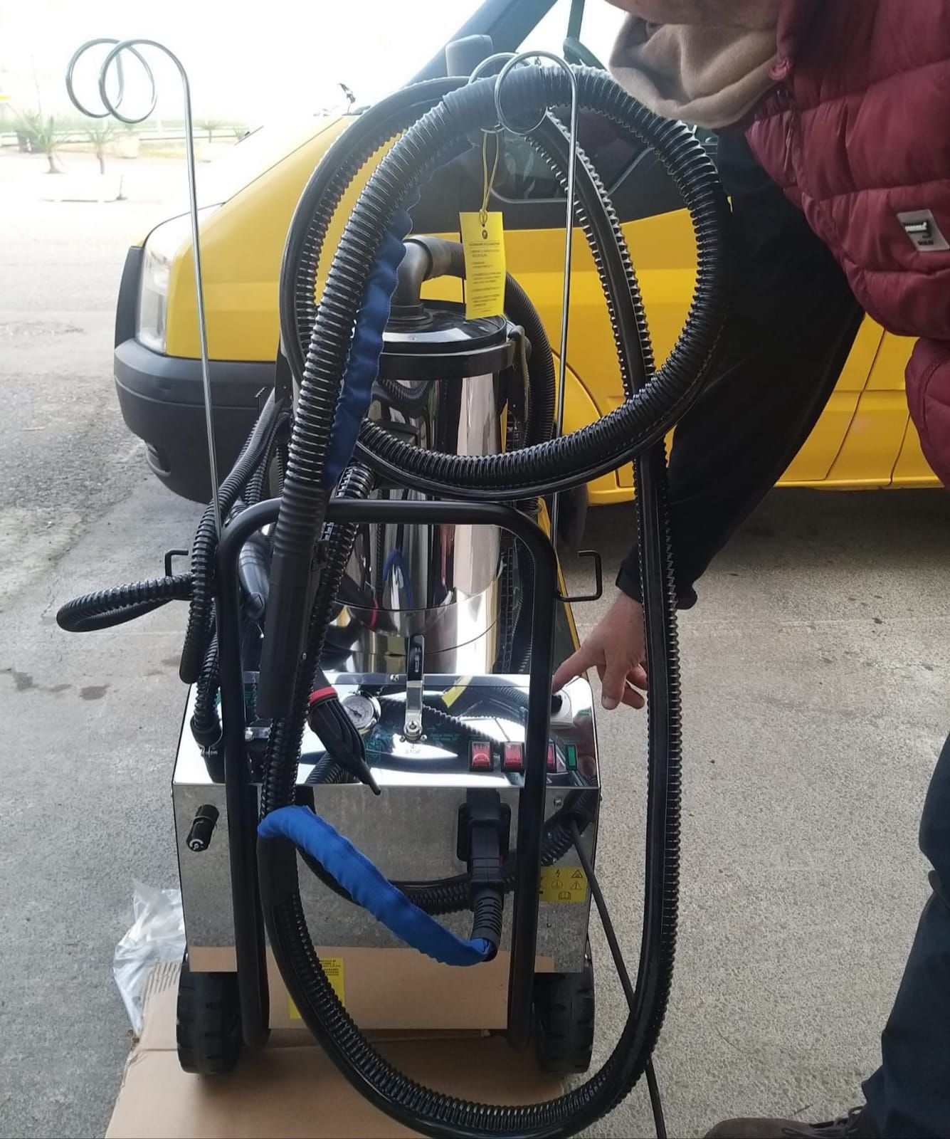 igienizzazione a vapore