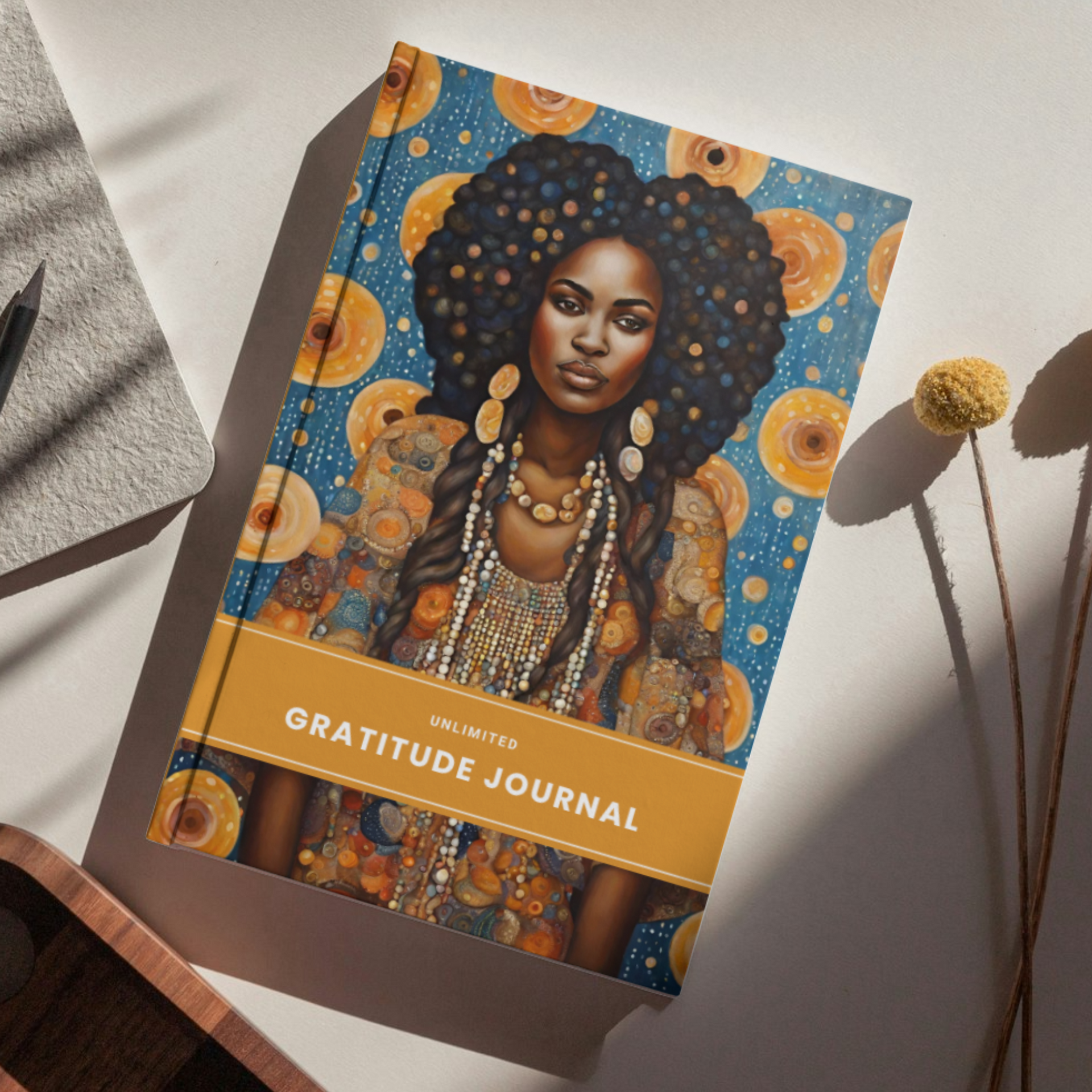 unlimited daily gratitude journal diary for women apricot orange