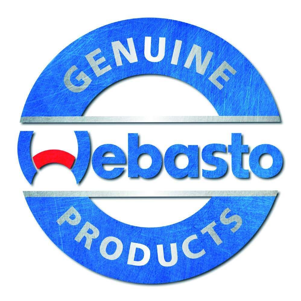 A webasto logo that says genuine products on it