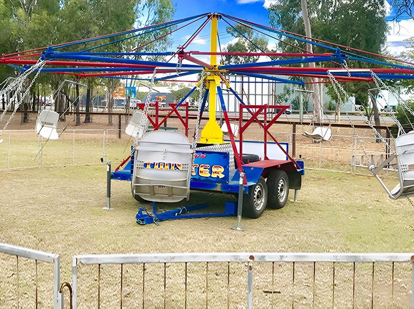 A Twister Carnival Ride — Fun Time Amusements in Gracemere, QLD