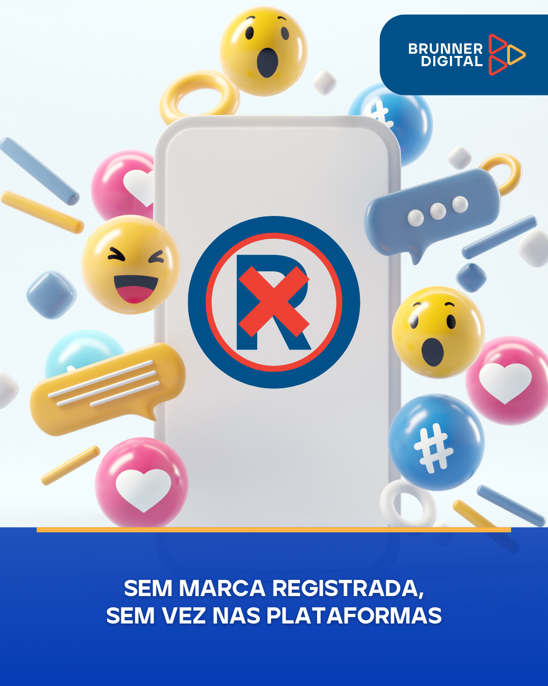 Sem marca registrada, sem vez nas plataformas