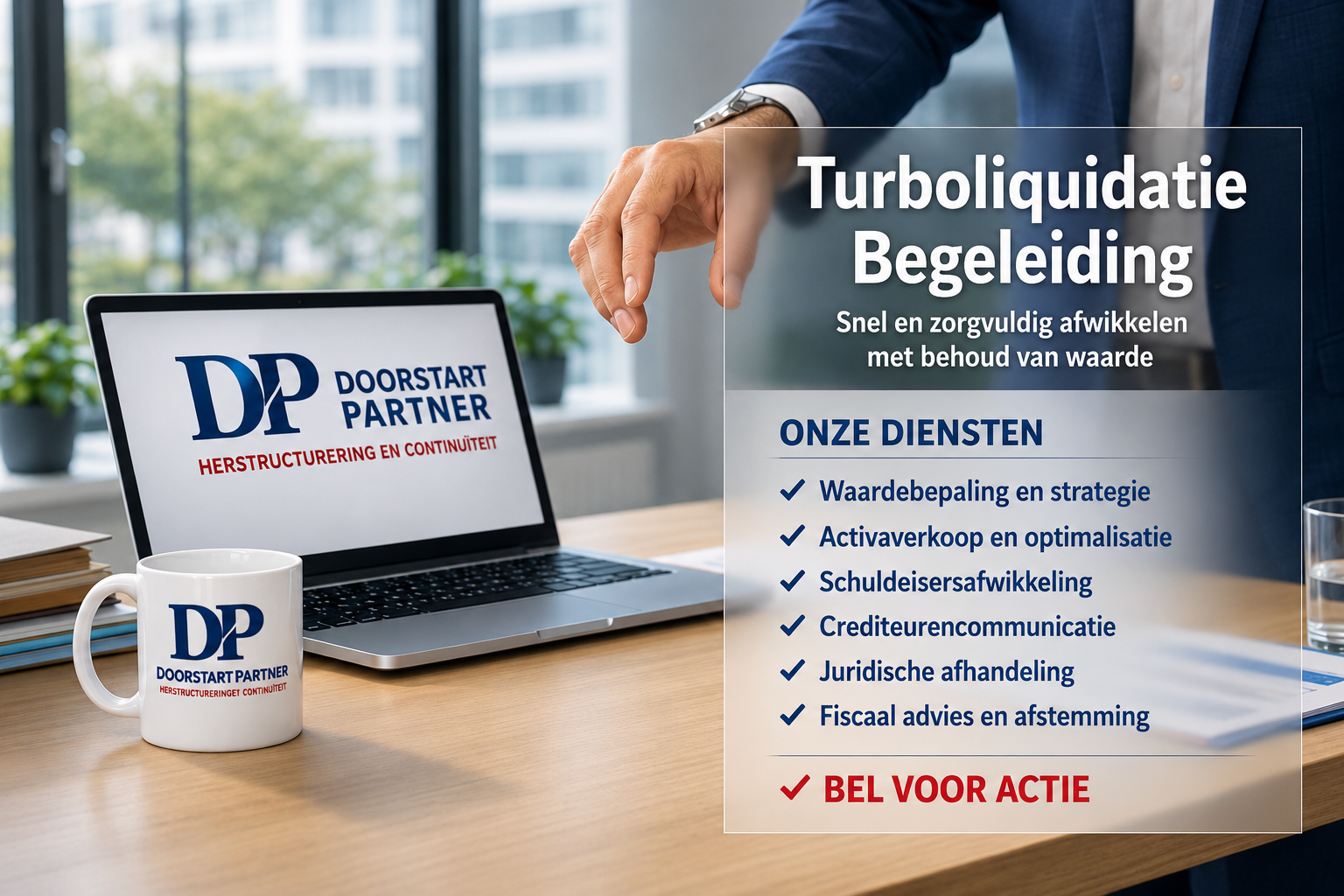 Turboliquidatie en begeleiding Doorstartpartner