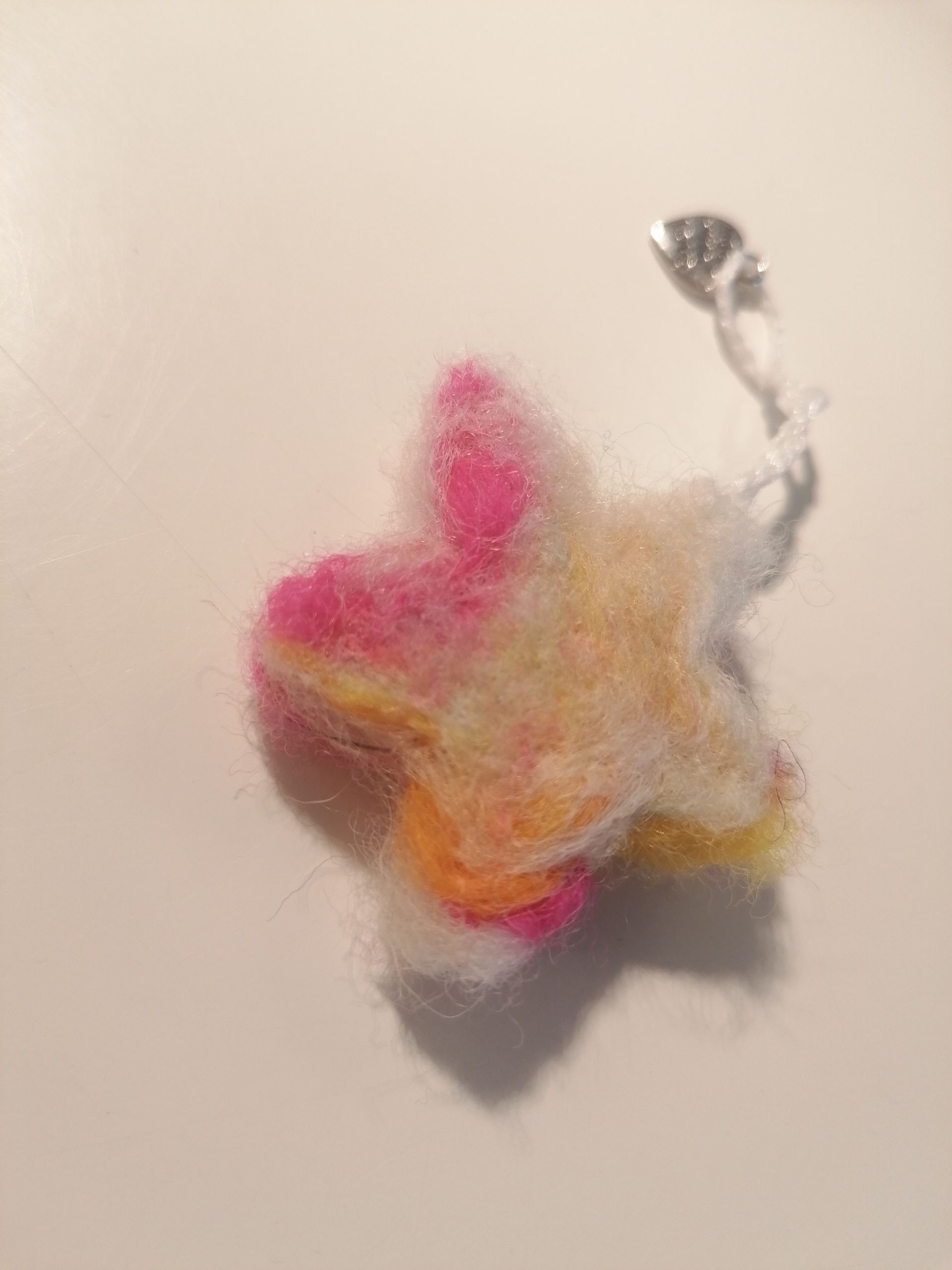 wol, ornament, wit, versiering, ornament, hond, hanger, pin, dog, mom, dogmom, ster, versiering,