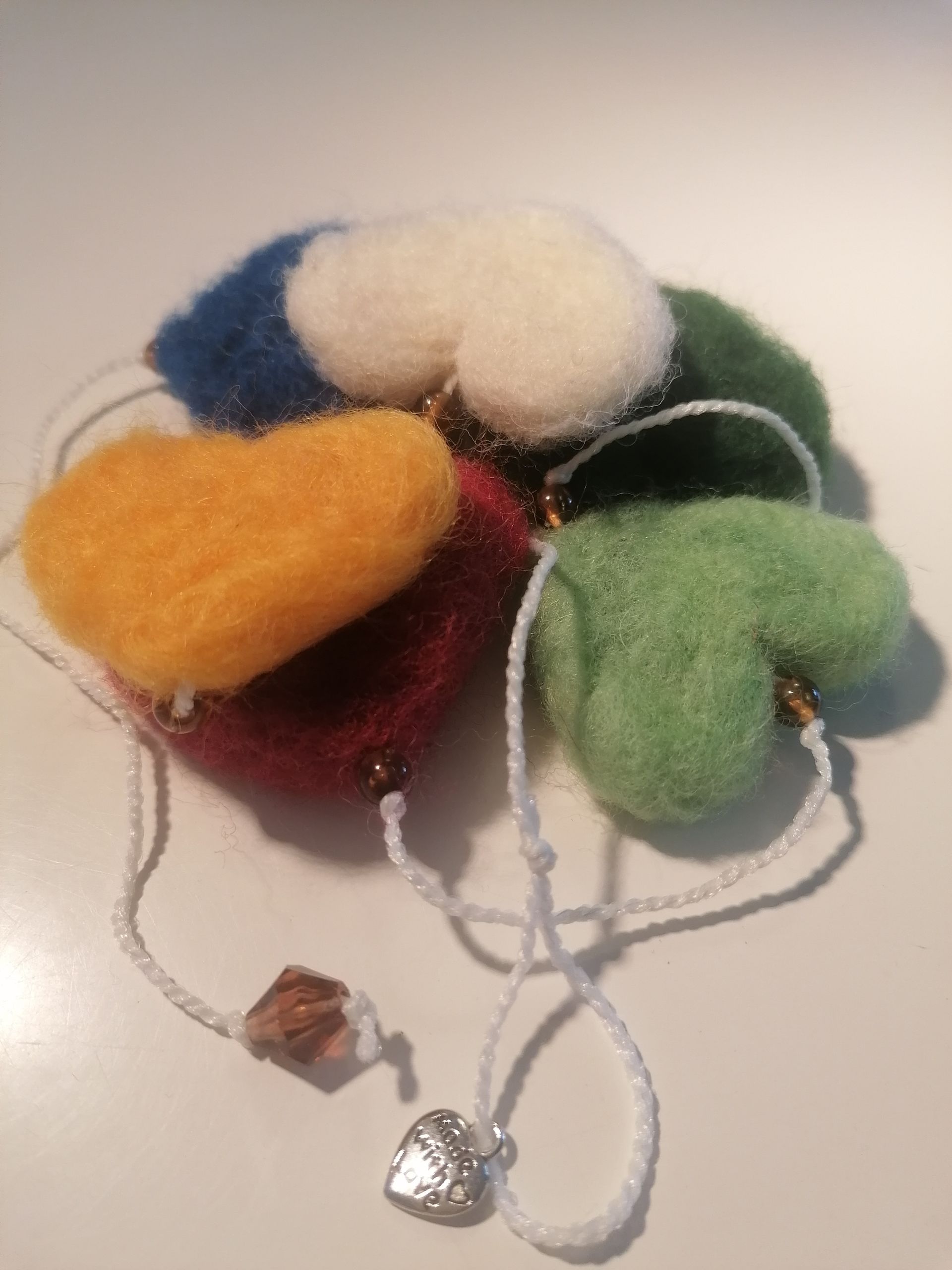 wol, ornament, regenboog, versiering, ornament, hanger, decoratie, zielenzus,