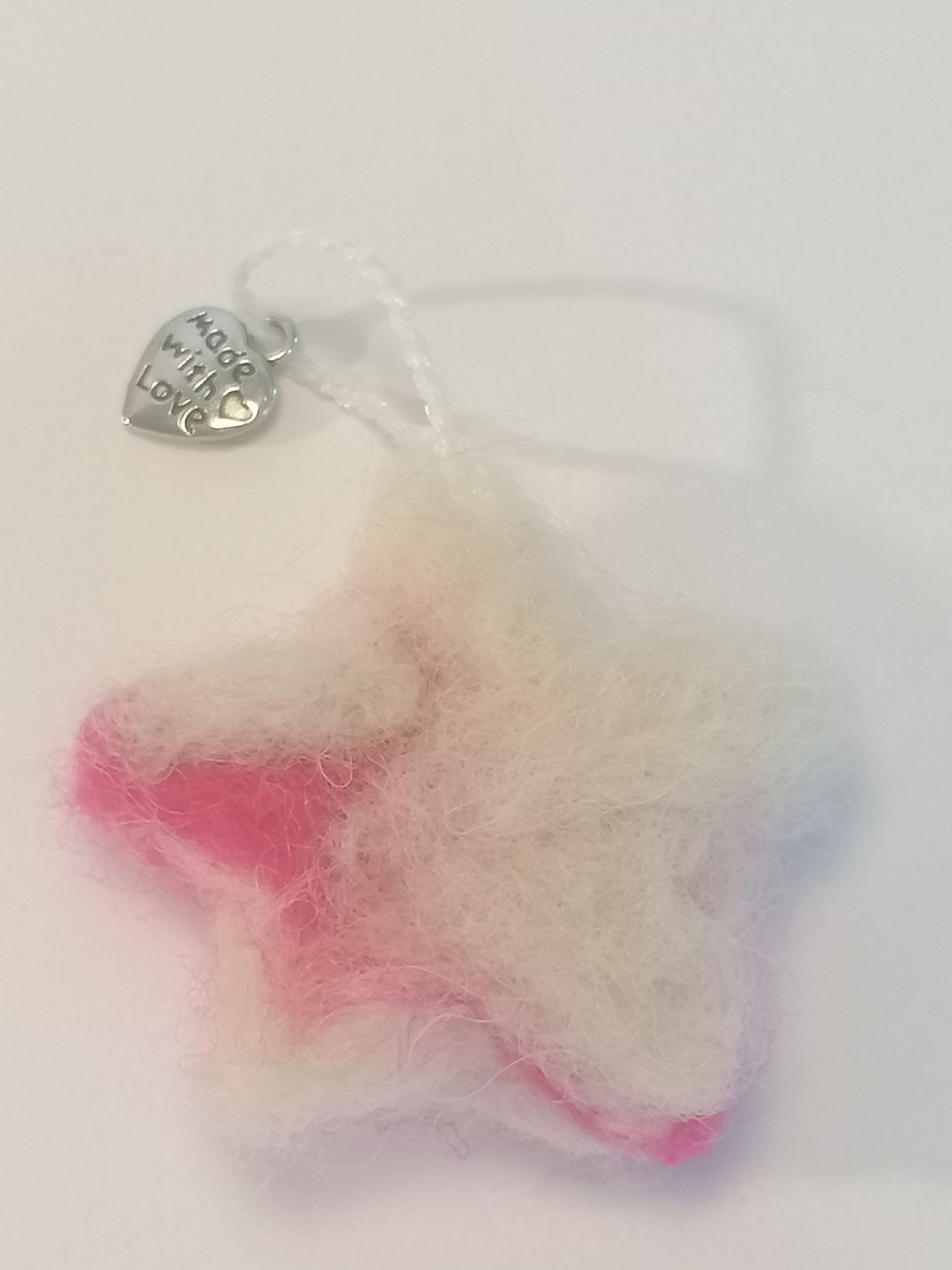 wol, ornament, groen, blauw, roze, oranje, ster, versiering, hanger, wit, versiering,