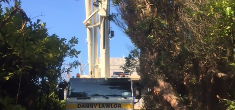 flatbed transporter at the work site