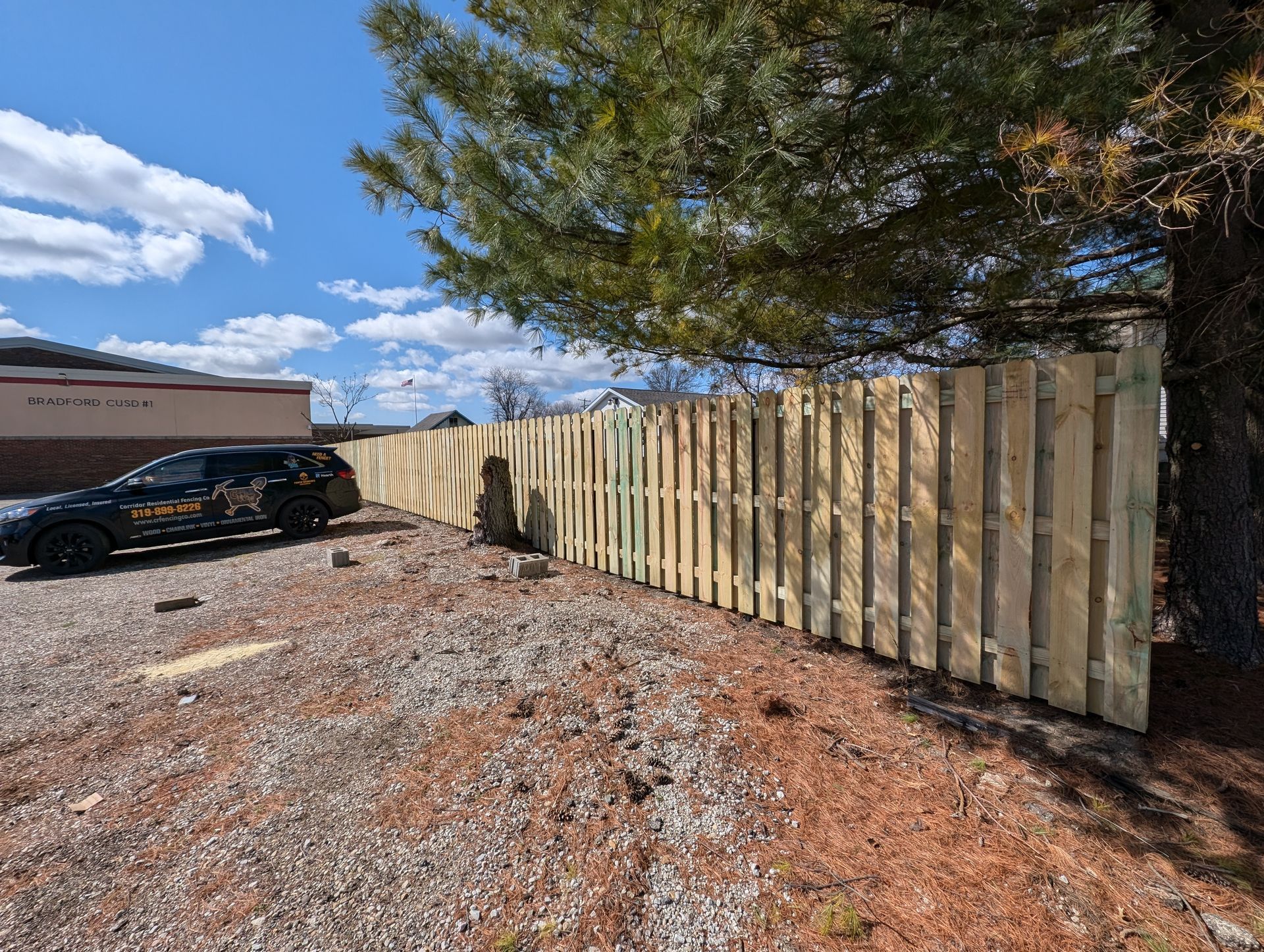 Garden Wood Fence — Cedar Rapids, Iowa — Corridor Residential Fencing Co.