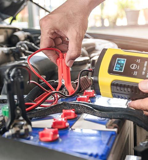 Charging the Car Battery — Steger, IL — RPM's Auto Service Inc