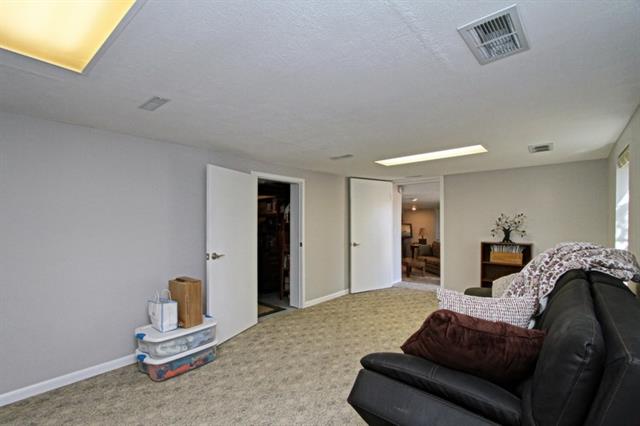 black sofa in room