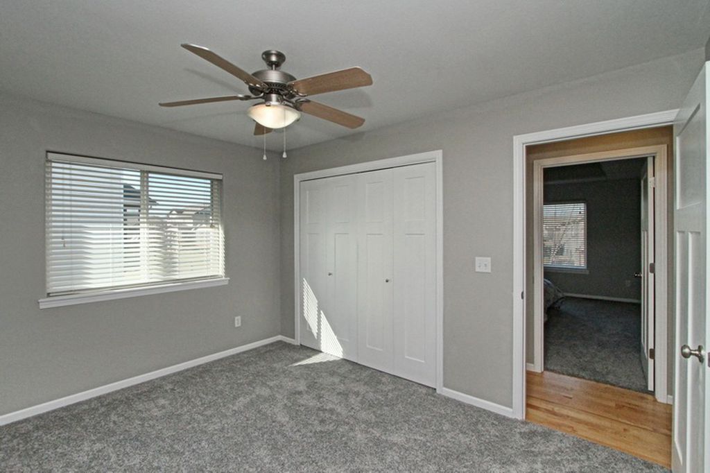 room with ceiling fan