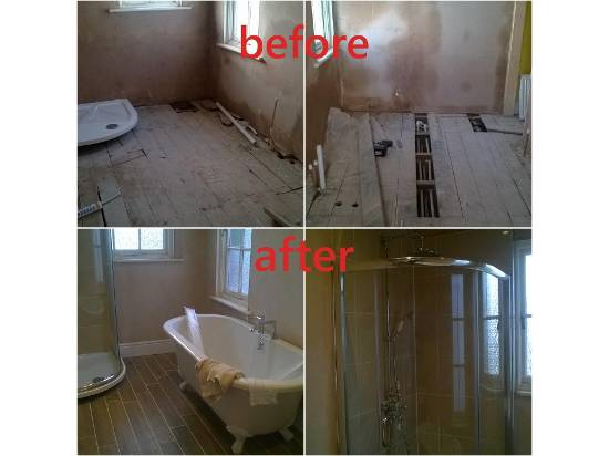 Bathroom tiling example 1