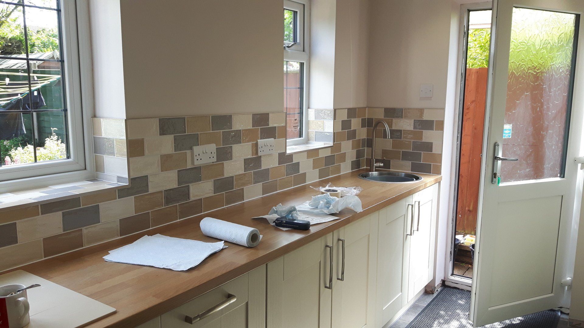 Kitchen tiling