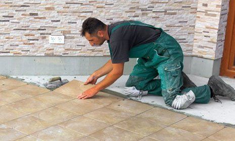 We do wall and floor tiling