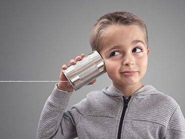 Child Education — Child Using Tin Can Phone in Escondido, CA