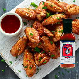 Use Sergeant T's Sweet & Savory Sauce for dipping