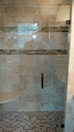 Tiled shower room—First Class Glass & Mirrors in Elmira, NY