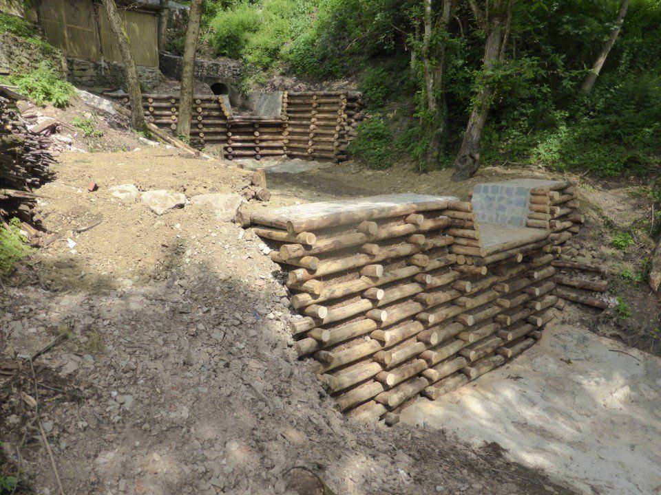 realizzazione opera di ingegneria naturalistica