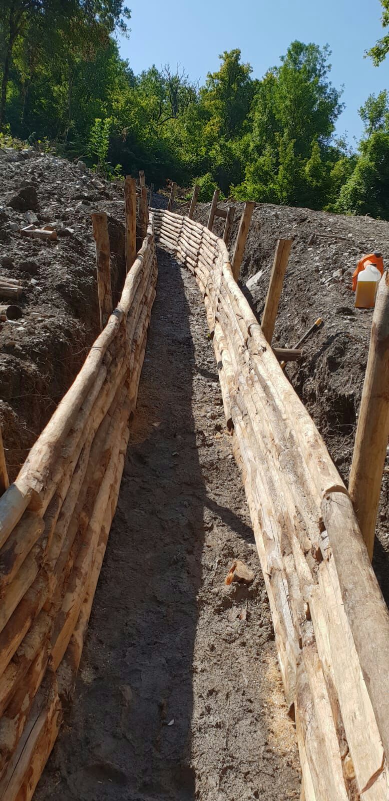 sbancamento per tubature