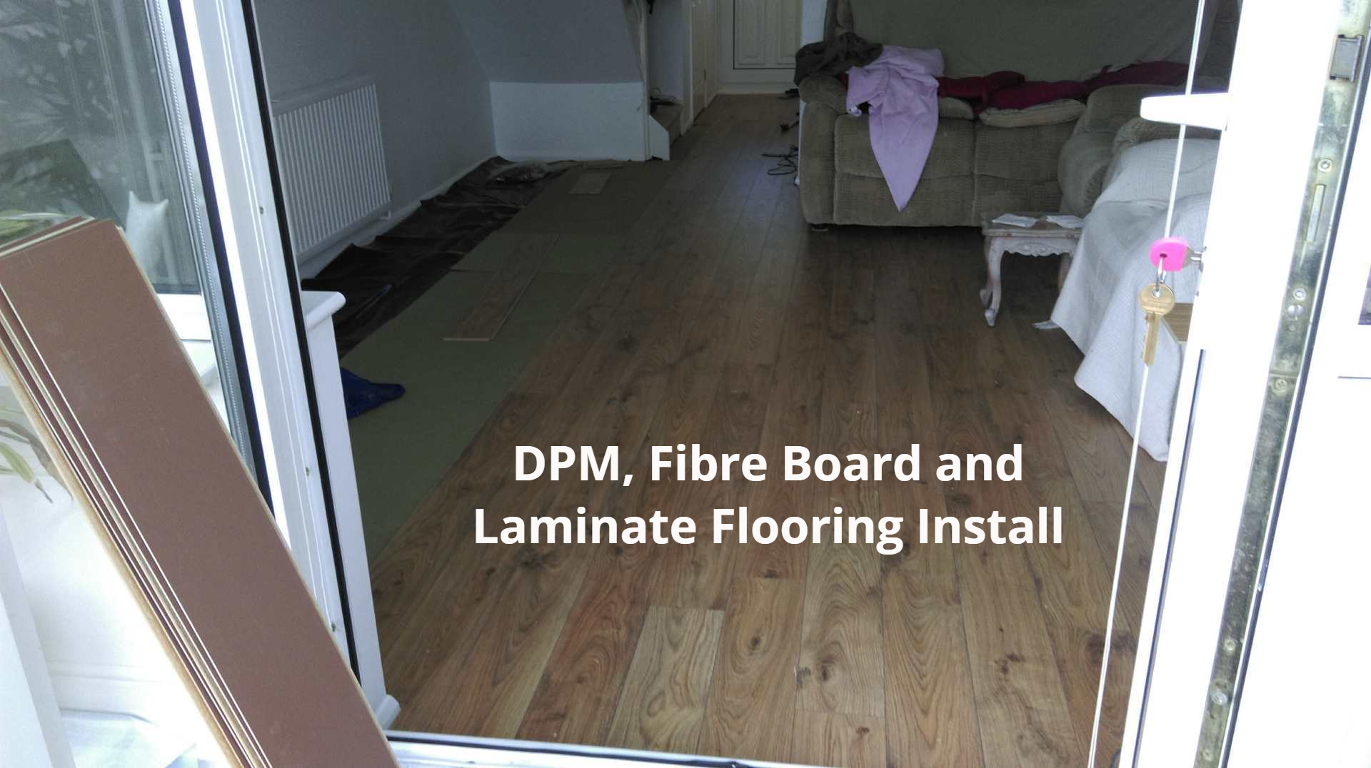Laying Laminate Flooring.