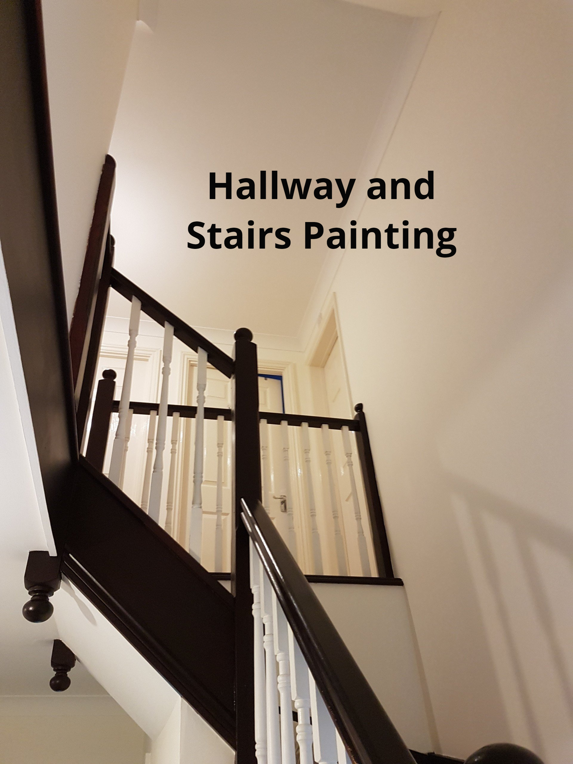 Hallway and Stairs Painting.