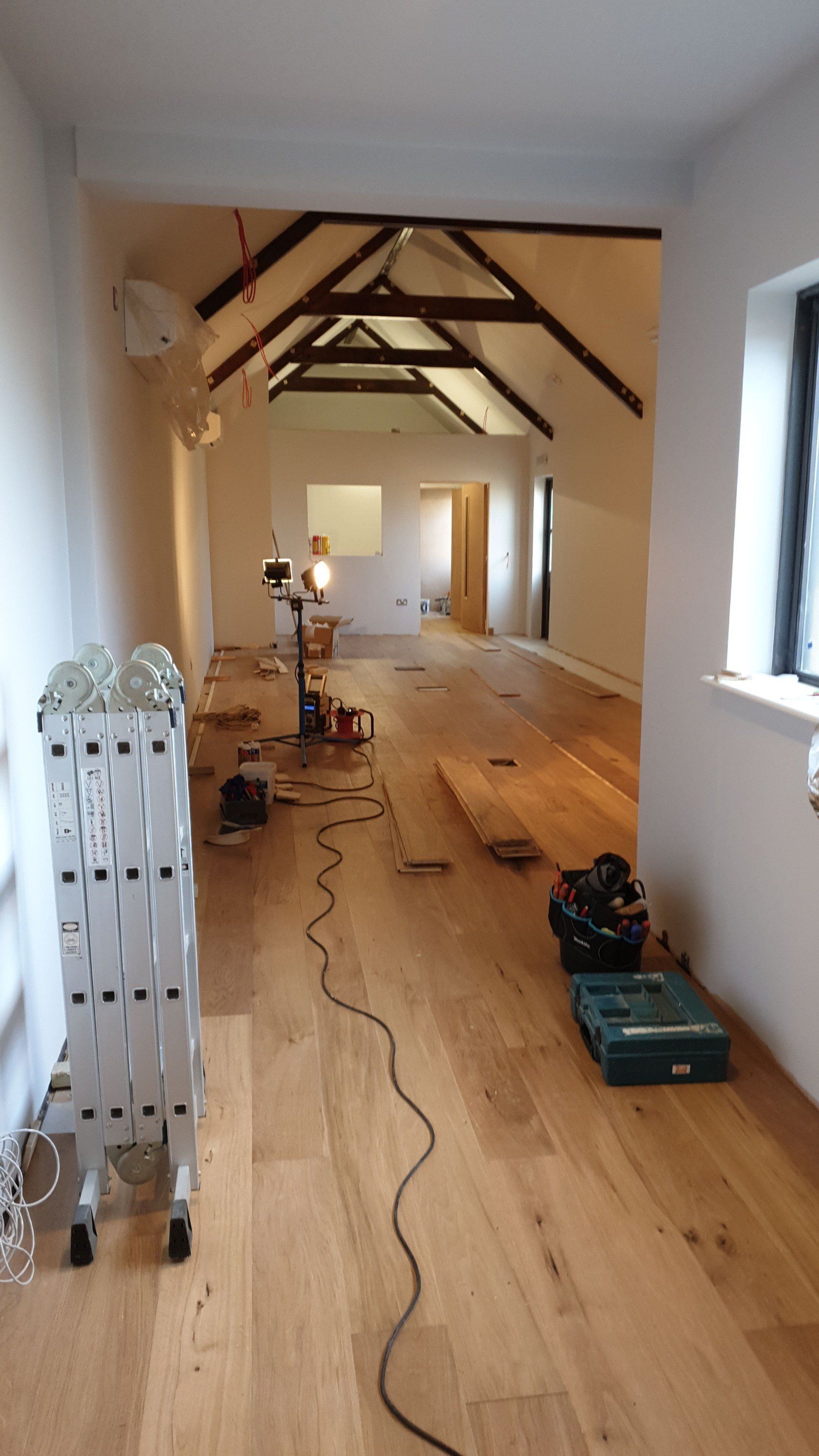 Painting and Decoration of a Barn Building.