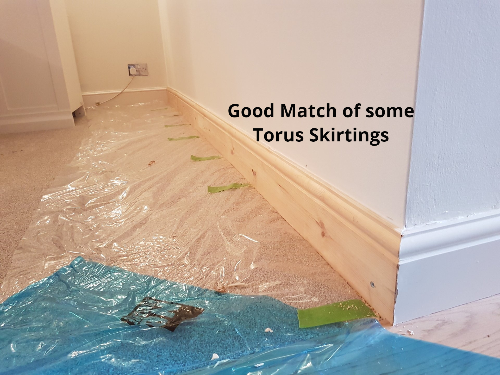 Matching Old skirting.