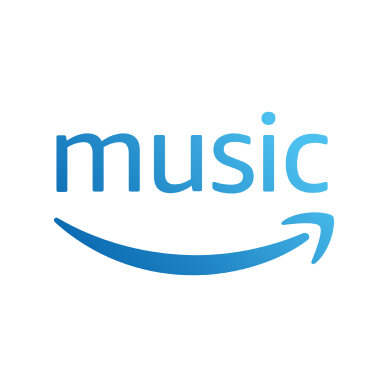 Amazon Music logo with blue