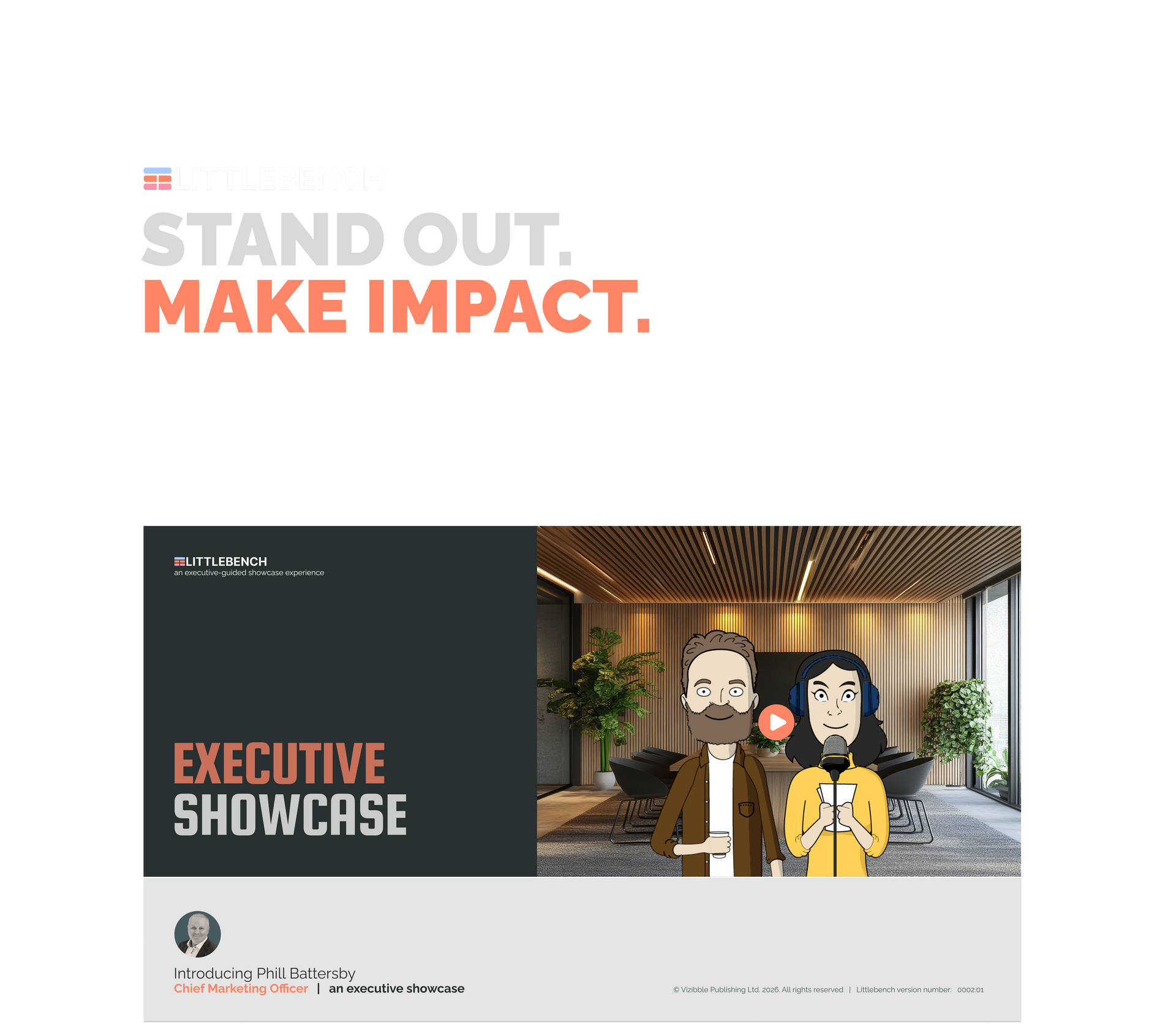 Merv and Mindy promoting their show: "The Merv & Mindy Show."