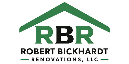 Logo for Robert Bickhardt Renovations, LLC, with 