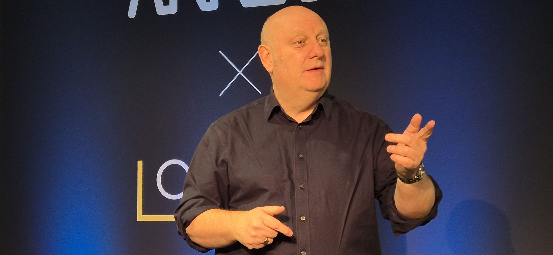 Nigel Ridpath speaking at a business event