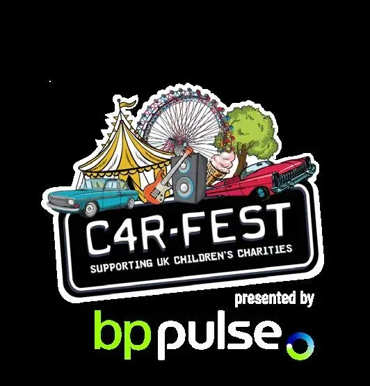 The logo for c4r fest is presented by bp pulse