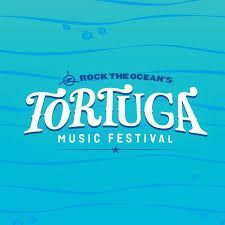 The logo for rock the ocean 's tortuga music festival.