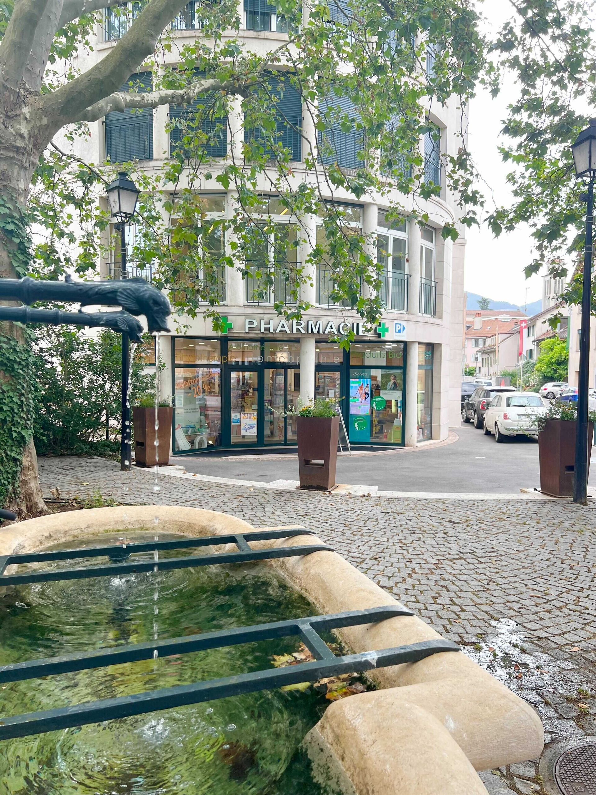 Devanture pharmacie de Chêne-Bougeries