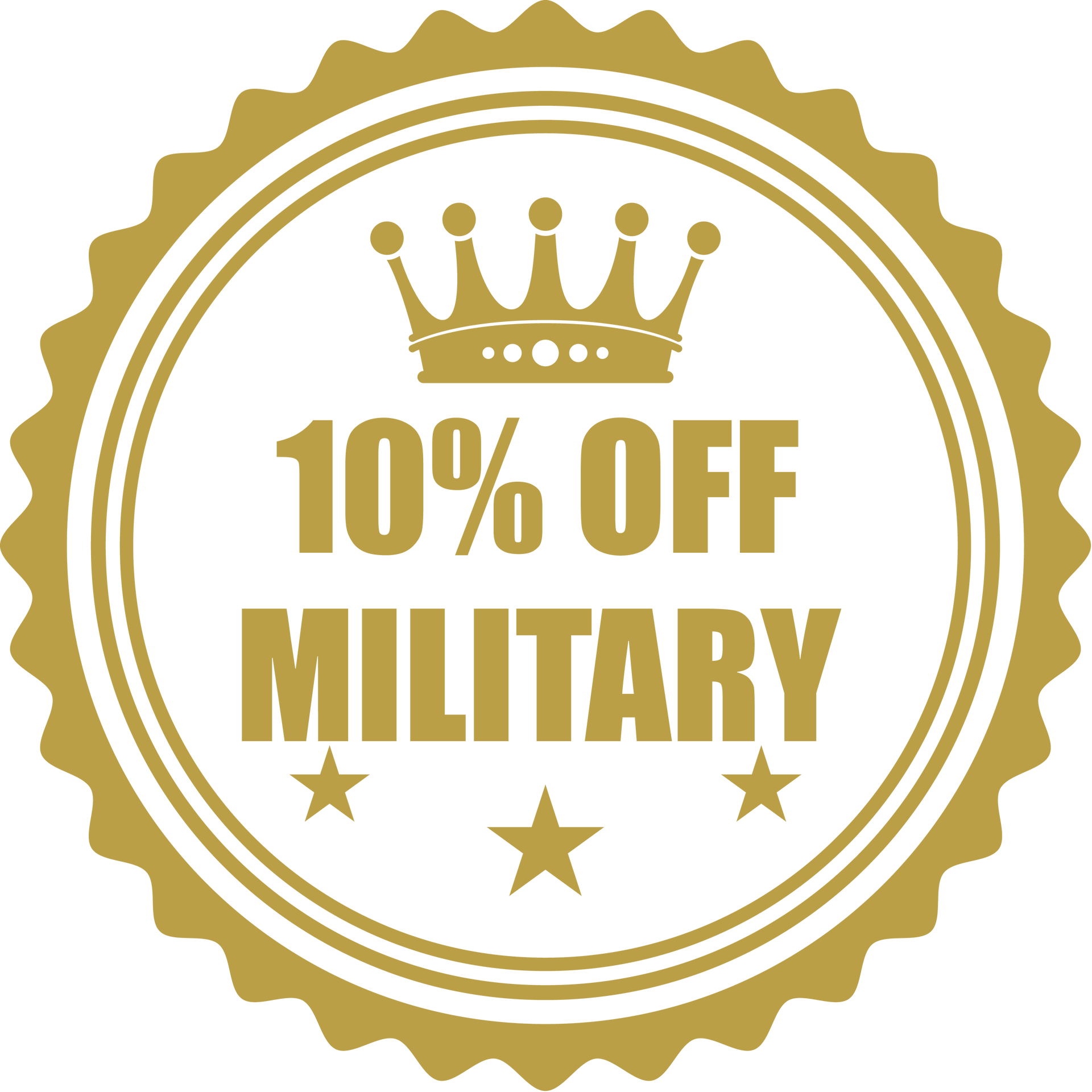 10% Military Off