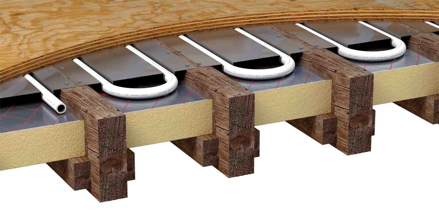 Soundproofing with underfloor heating