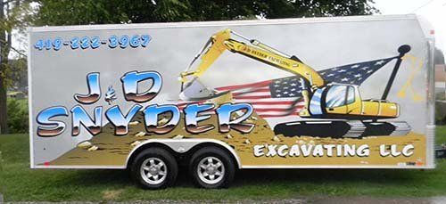 JD Snyder Trailer Wrap - Banners in Lima, OH
