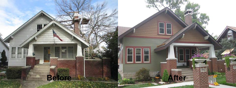 Before and After - Residential Remodeling in Merrillville, IN