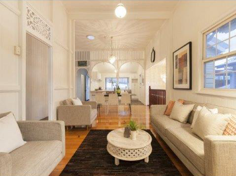 Wide Living Room — Brisbane, QLD — Keysell Builders