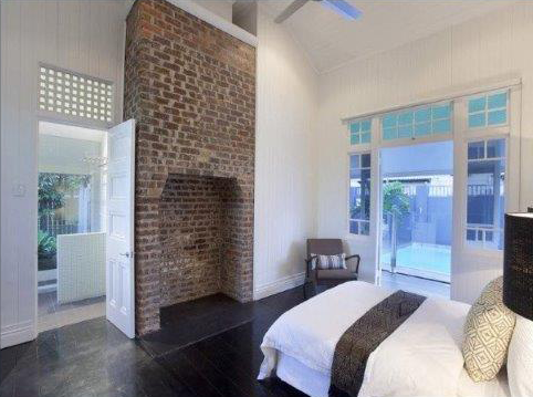 Bedroom With Chiminea — Brisbane, QLD — Keysell Builders