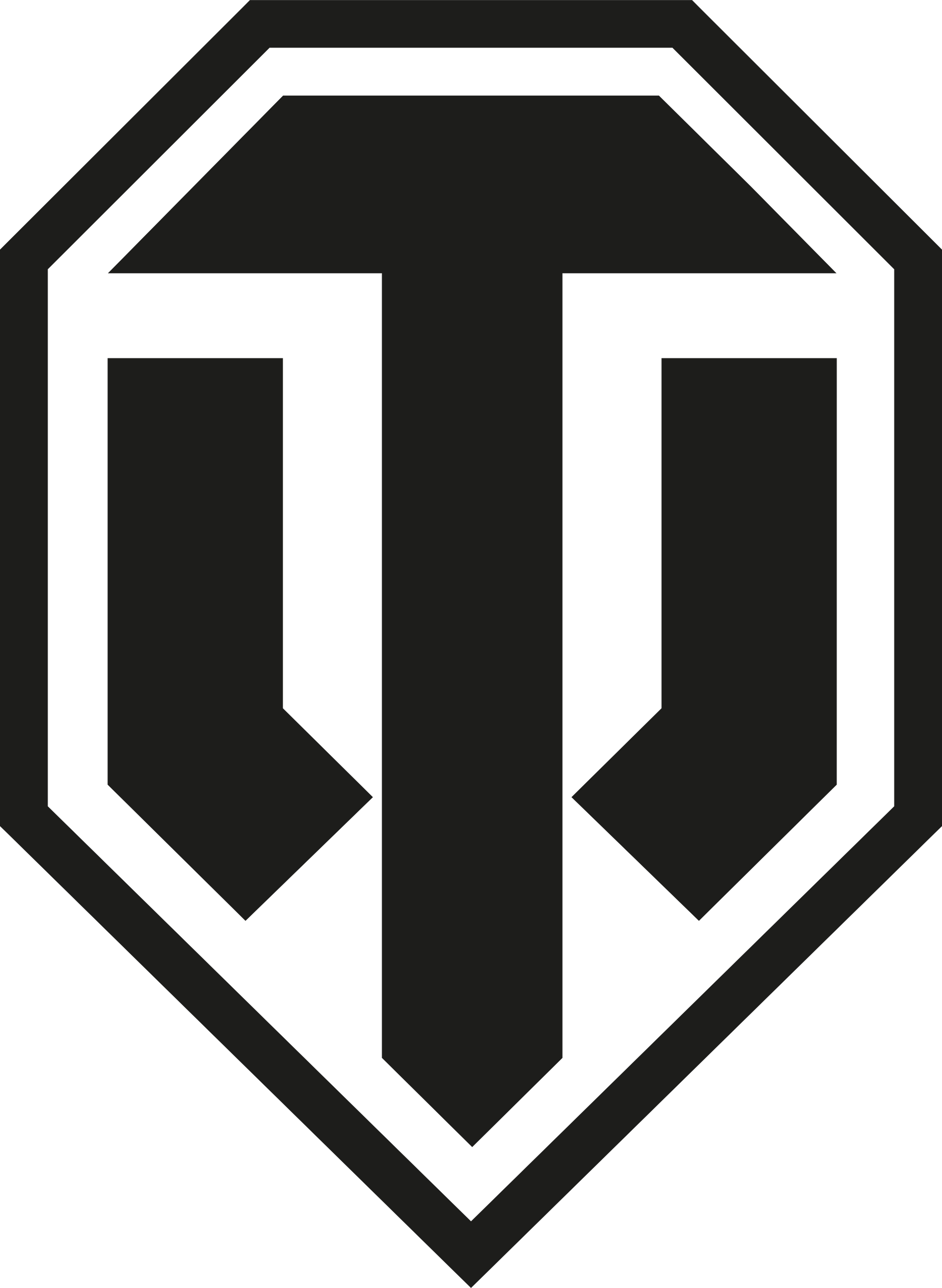 Black and white logo with a stylized 